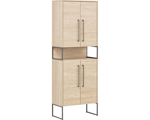 Hochschrank Möbelpartner Limone 650 183,4x65,2x33,1 cm eiche hell