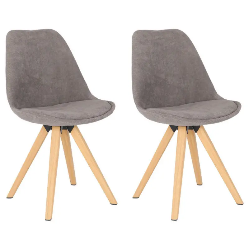 Stuhl-Set 2 St&uuml;ck in Kord