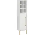 Hornbach Highboard Möbelpartner Sarah 300 130,6x30,4x21,8 cm kreideweiß
