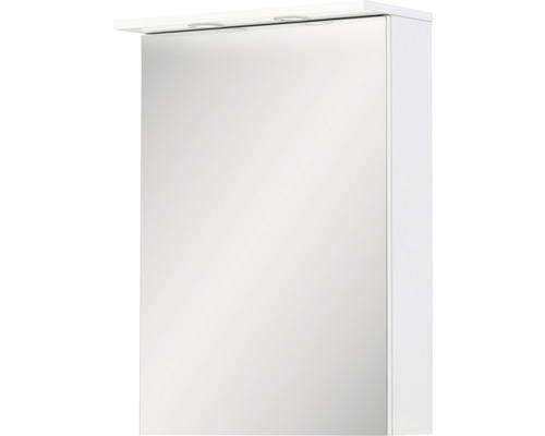 LED-Spiegelschrank Möbelpartner Spot 1-türig 50,4x23,7x72,3 cm weiß