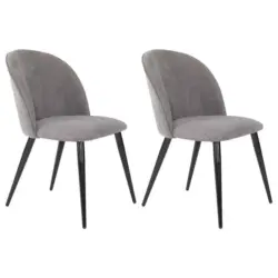 Stuhl 2 Stück in Stahl Kord