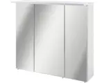 Hornbach Spiegelschrank Möbelpartner Profil 3-türig 70,5x16x72,3 cm weiß