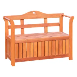 Gartenbank 118/85/55 cm in Naturfarben