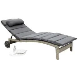 Garten-Relaxliege 90/100/208 cm