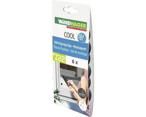 COOL Sonnenschutz/Insektenschutz Klebehaken anthrazit