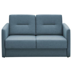 Schlafsofa in Mikrofaser Blau