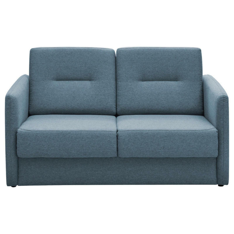 Schlafsofa in Mikrofaser Blau