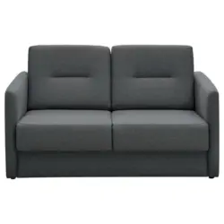 Schlafsofa in Mikrofaser Anthrazit