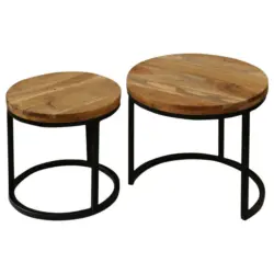 Satztisch in Holz, Metall