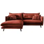 XXXLutz Lauterach - Ihr M&ouml;belhaus bei Bregenz Ecksofa in Velours Koralle