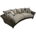 XXXLutz Lauterach - Ihr Möbelhaus bei Bregenz Bigsofa in Chenille, Mikrofaser Dunkelbraun, Hellbraun