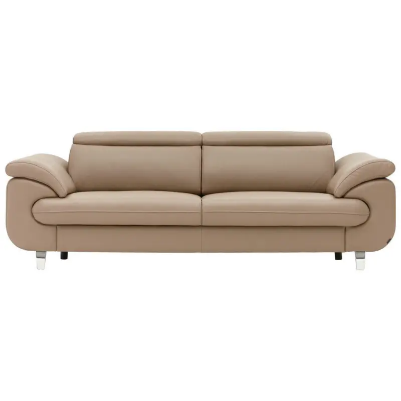 3,5-Sitzer in Echtleder Mokka