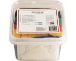 Hornbach ARON Set 300 Stück Verglasungsklötze Unterlagsplättchen Abstandshalter 1-6 mm (je Größe 50 Stück) 100x24 mm