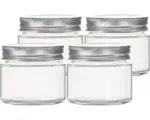 Hornbach Konservenglas myRex inkl. Schraubverschluss GPI silber, 197ml 4 Stk.