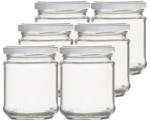 Hornbach Einmachglas, Konservenglas mit weißem Verschluss 212 ml 6 Stk inkl. Twist Off Deckel