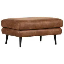 Hocker in Textil Cognac