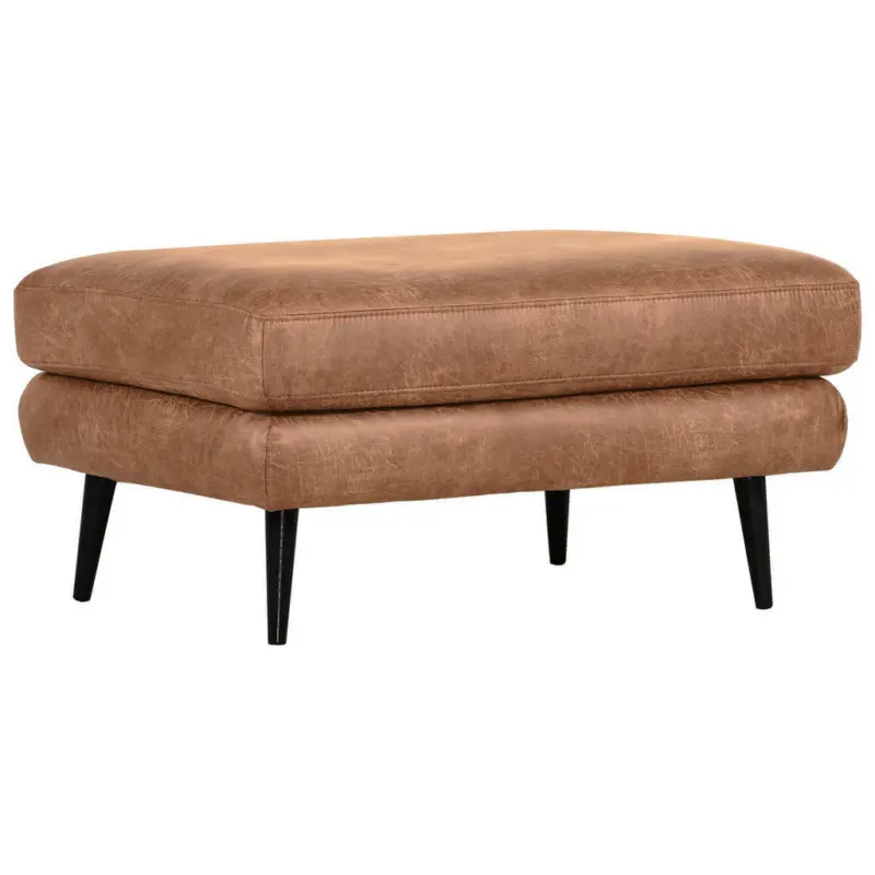 Hocker in Textil Braun