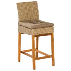Garten-Barhocker in Naturfarben, Akaziefarben