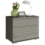 XXXLutz Lauterach - Ihr Möbelhaus bei Bregenz Nachtkästchen in Hellgrau, Dunkelgrau