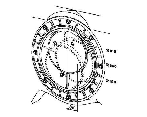 Austausch-Drehflansch Grundfos DN150 98079681