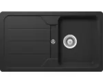 Hornbach Spüle Schock Formhaus D-100 U 500x860 mm nero