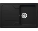 Hornbach Spüle Schock Formhaus D-100S U 500x780 mm nero