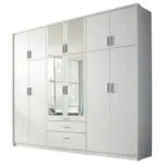 XXXLutz Lauterach - Ihr M&ouml;belhaus bei Bregenz Dreht&uuml;renschrank in Klar, Wei&szlig;