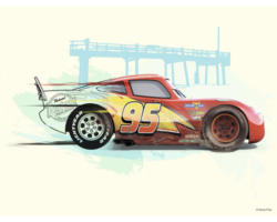 Poster Disney Cars Lightning McQueen 30x40 cm