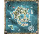 Hornbach Fototapete Vlies IAX5-0024 Into Adventure Skull Island 5-tlg. 250 x 250 cm