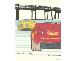 Poster Disney Cars Strengthen Together 30x40 cm