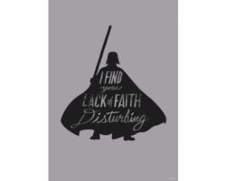 Poster Star Wars Silhouette Quotes Vader 50x70 cm