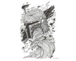 Hornbach Poster Star Wars Boba Fett Drawing 30x40 cm