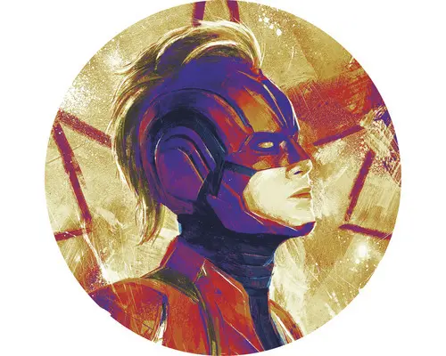 Fototapete selbstklebend DD1-054 Dot Avengers Painting Captain Marvel Ø 125 cm