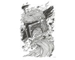 Hornbach Poster Star Wars Boba Fett Drawing 50x70 cm