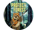 Hornbach Fototapete selbstklebend DD1-015 Dot Star Wars Protect the Forest Ø 125 cm