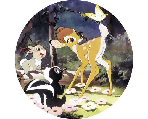 Fototapete selbstklebend DD1-045 Dot Disney Bambi Butterfly Ø 125 cm