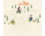 Hornbach Fototapete Vlies IADX6-035 Into Adventure Disney Mickey Meets the Mountain 6-tlg. 300 x 280 cm