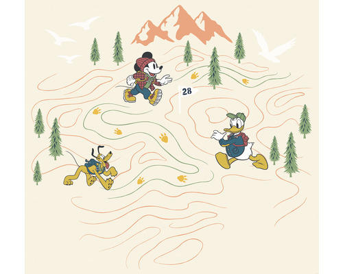 Fototapete Vlies IADX6-035 Into Adventure Disney Mickey Meets the Mountain 6-tlg. 300 x 280 cm