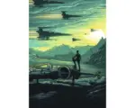 Hornbach Fototapete Vlies IADX4-028 Into Adventure SW X-Wing Assault Takodana 4-tlg. 200 x 280 cm