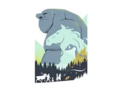 Fototapete Vlies IADX3-033 Into Adventure Disney Frozen Adventure 3-tlg. 150 x 280 cm