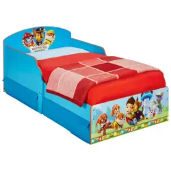 Kinder-/Juniorbett 70/140 cm in Blau, Multicolor