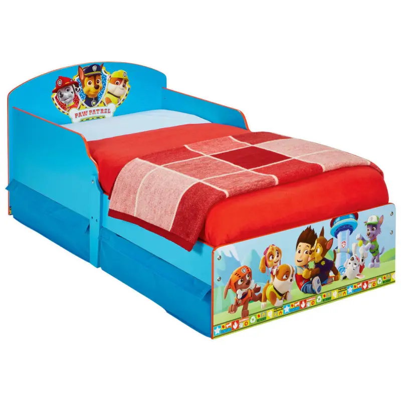 Kinder-/Juniorbett 70/140 cm in Blau, Multicolor