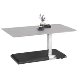 Couchtisch in Metall, Kunststoff, Keramik, Holzwerkstoff 110/60/46-62 cm