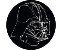 Fototapete selbstklebend DD1-021 Dot Star Wars Ink Vader Ø 125 cm