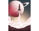 Hornbach Fototapete Vlies IAX4-0018 Into Adventure Explore the Universe 4-tlg. 200 x 280 cm
