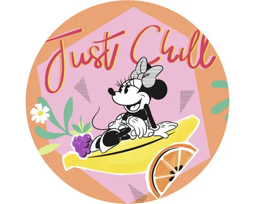 Fototapete selbstklebend DD1-018 Dot Disney Minnie Chill Ø 125 cm