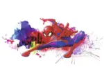 Hornbach Fototapete Vlies IADX6-082 Into Adventure Spider-Man Graffiti Art 6-tlg. 300 x 150 cm