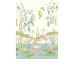 Hornbach Fototapete Vlies IAX4-0044 Into Adventure Flamingo Vibes 4-tlg. 200 x 280 cm