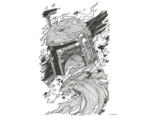 Hornbach Poster Star Wars Boba Fett Drawing 40x50 cm