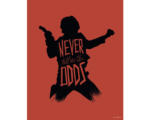 Hornbach Poster Star Wars Silhouette Quotes Han Solo 40x50 cm